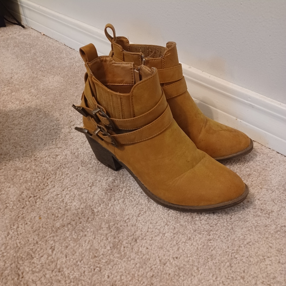 Light brown size 10 booties